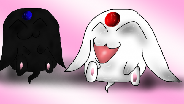Mokona and Black Mokona
