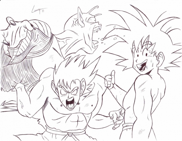 Goku VS. Piccolo
