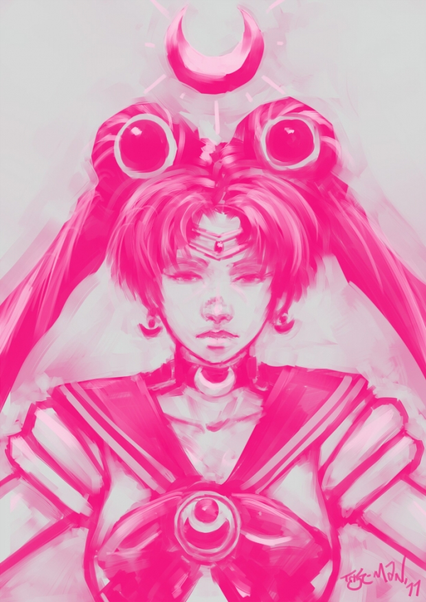 Fighting evil by moonlight...