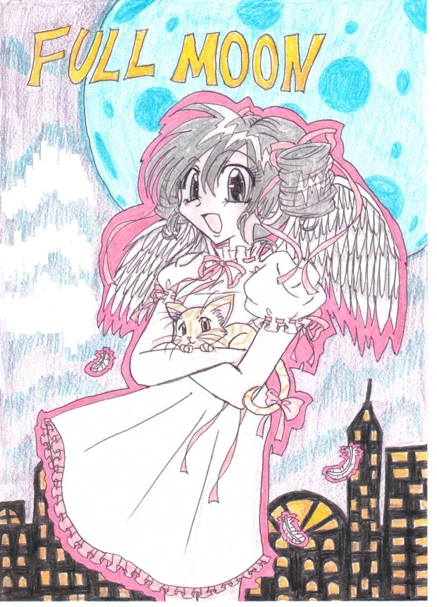 white winged angel