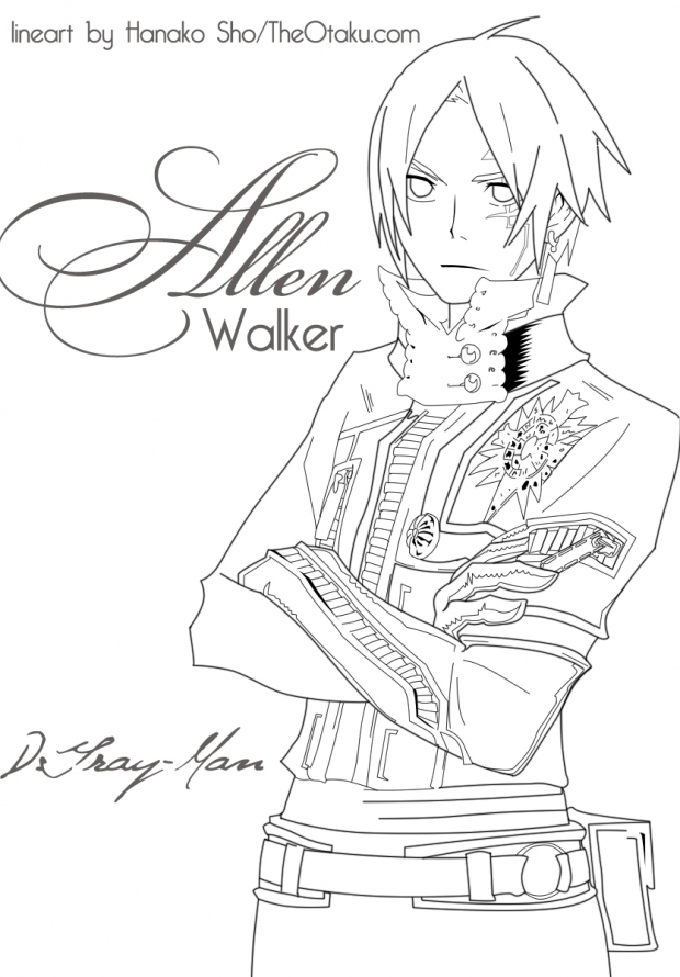 Allen Walker [lineart]