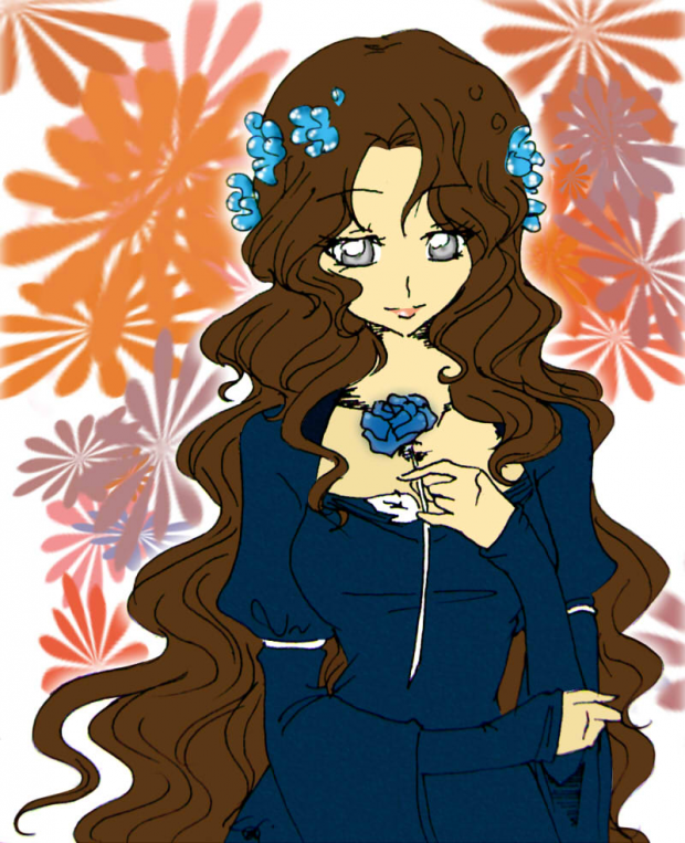 Blue Winter Rose
