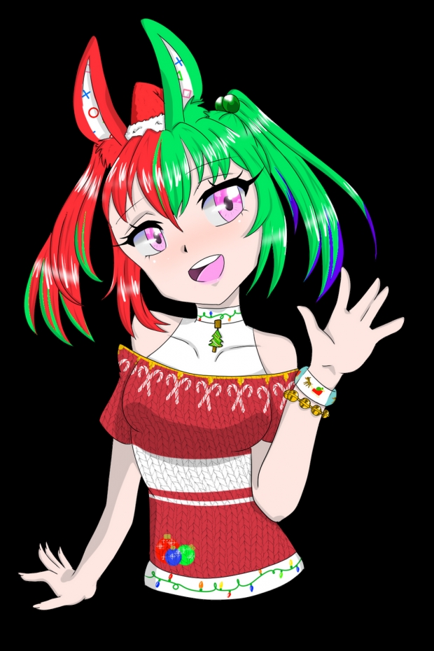 Christmas themed Joy my mascot