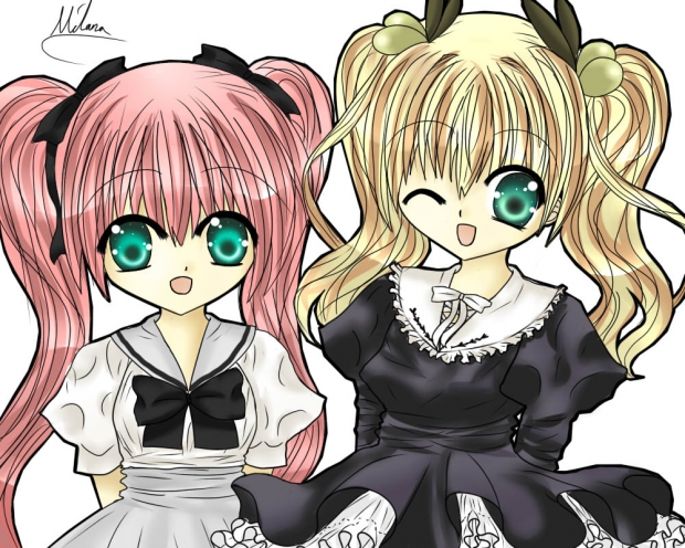 Hanazono Karin and Hoshino Hikari