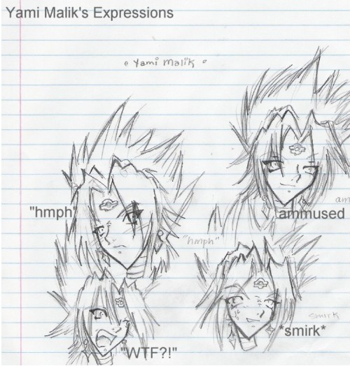 Yami Malik's Expressions