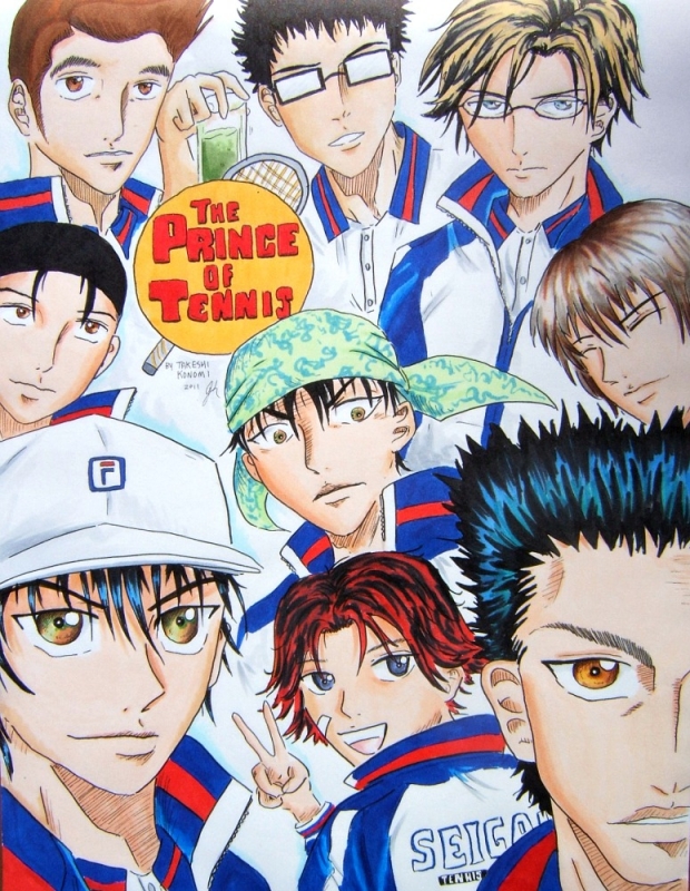 Seigaku team poster-Prince of Tennis
