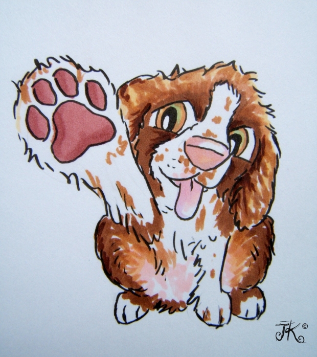 Springer Chibi dog