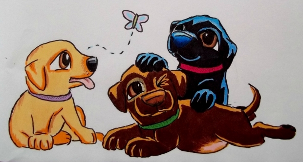 Three Amigos - Lab chibis