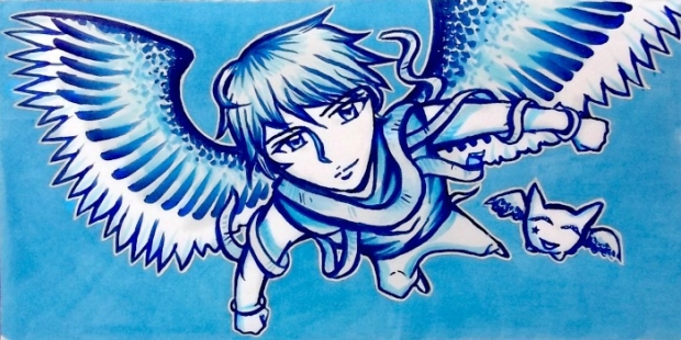 Spikey the Angel-Mascot 2