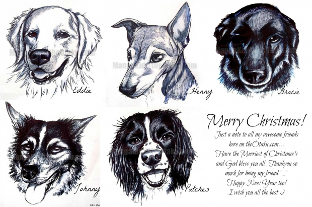 Dog Realism-pen skeches