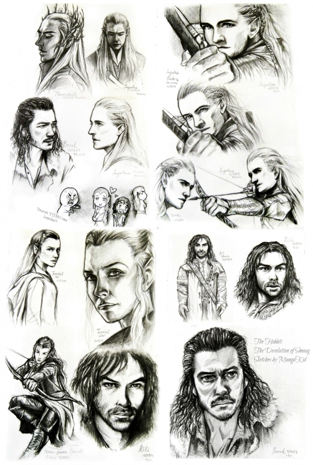 Elves, a Dwarf, and Bard