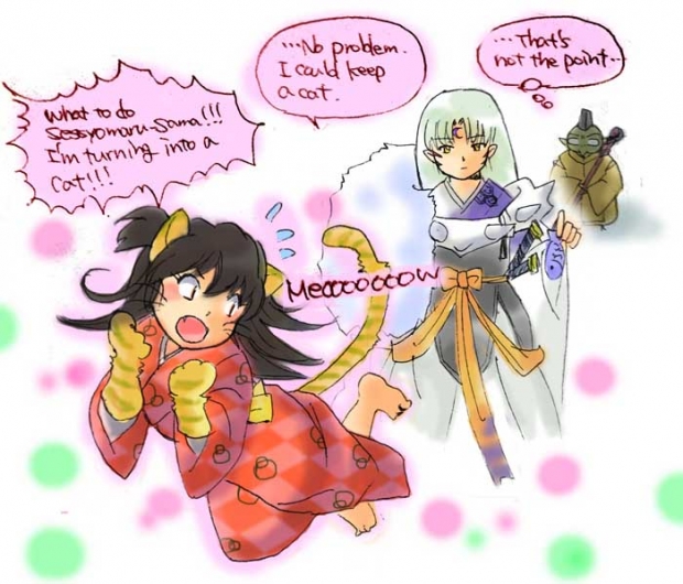 That's not the point (Sessyomaru x Rin + Jaken)