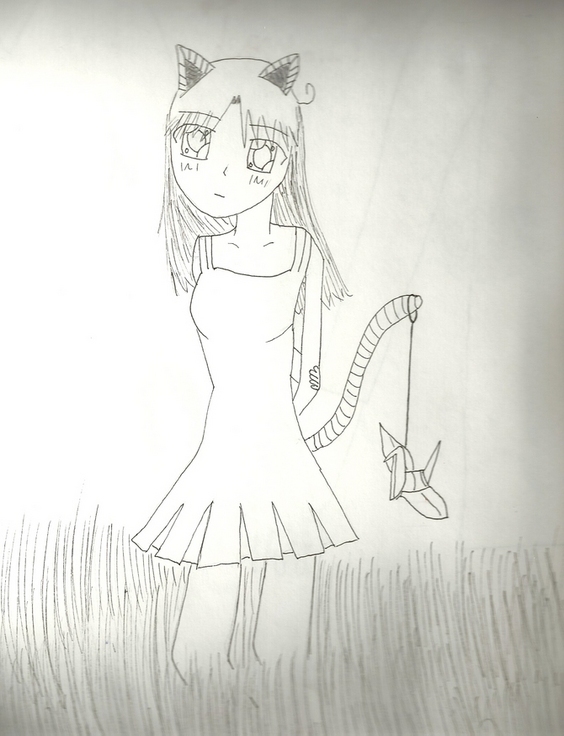 Melancoly Cat-girl