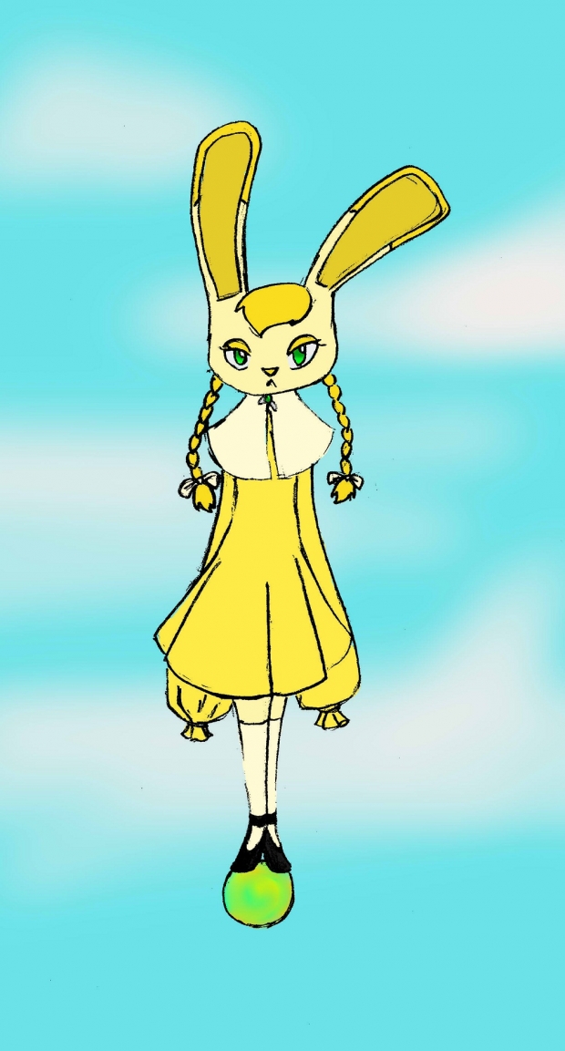 Milly the rabbit Yellow