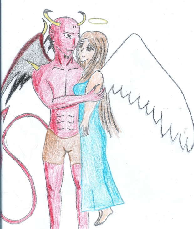 angel and devil in love