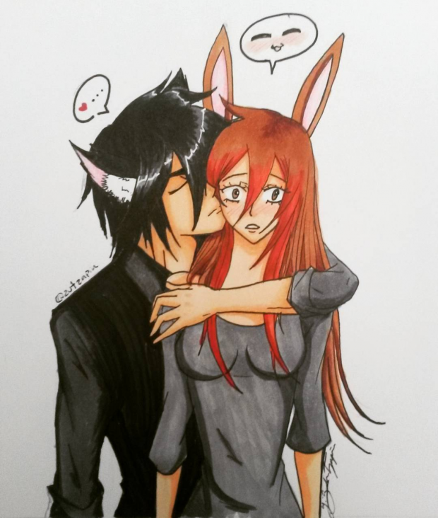 fox and rabbit