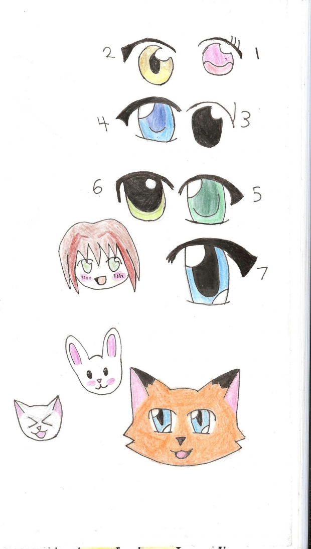 Random Anime Eyes And Cute Things