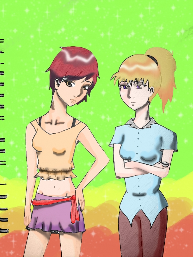 Random Girls Coloured