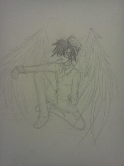 Some dude with wings