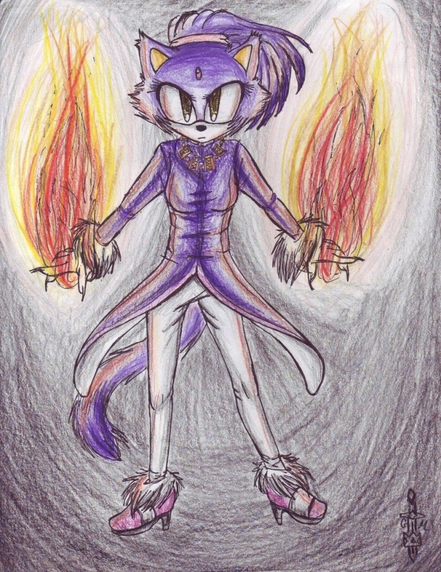 Blaze The Cat- Unleash the Flames