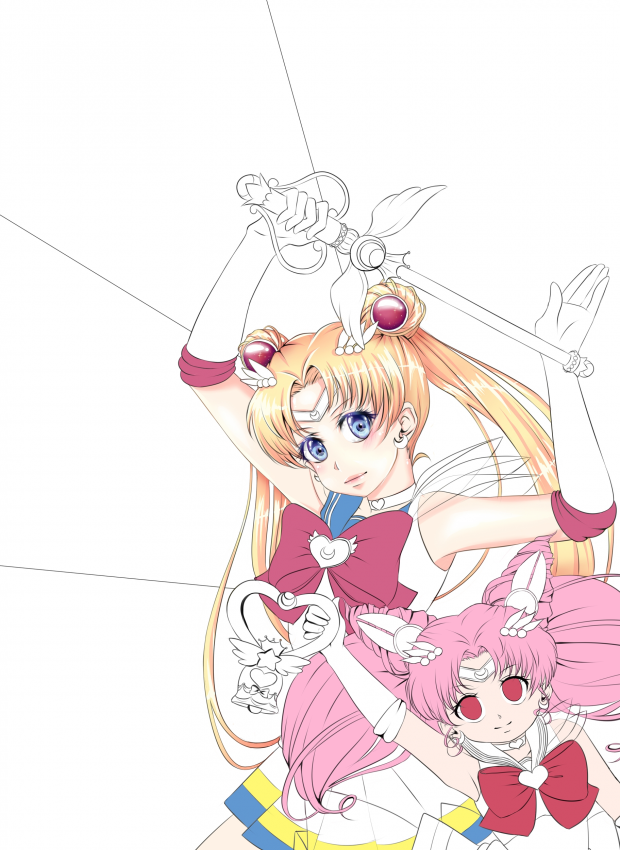 Super Sailor Scouts (still not finished)