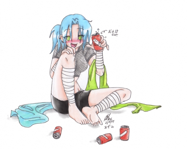 Azu-chan Drunk (colored)