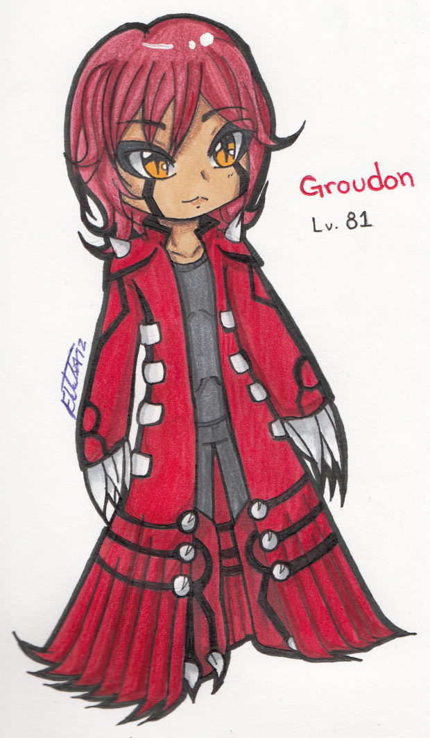 My version Groudon Gijinka