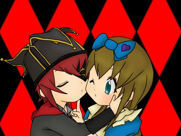 ~A peck on the cheek please~ [White Joker x Alice]