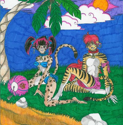 Beach Cats Iumi&Koga