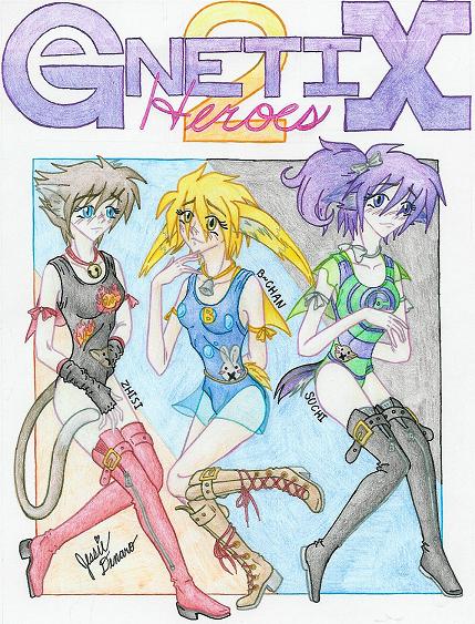 Genetix 2 Heroes (cover Design 2)