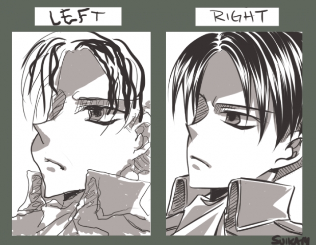 SnK: Left and Right Meme