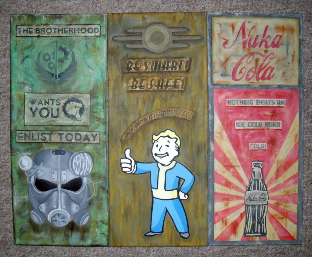 Fallout 3 - My Trio of Paintings