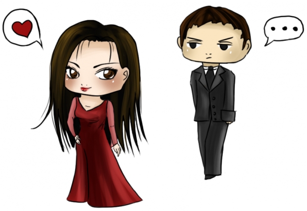 Chibi Nikita and Michael