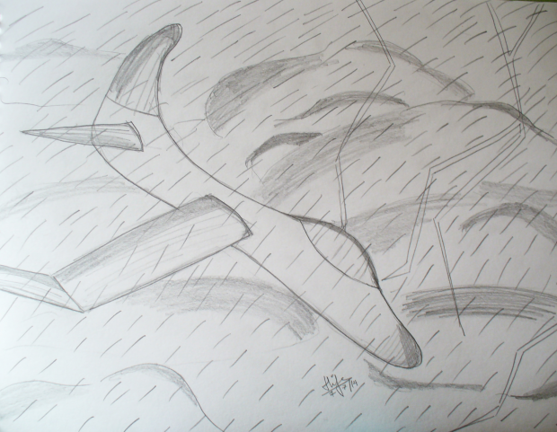 Like a plane trying to land in bad weather...