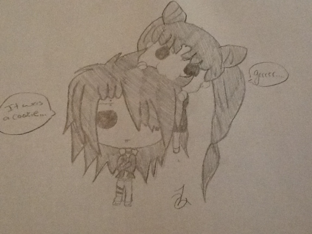 It said "Do not eat me" Launcelot...