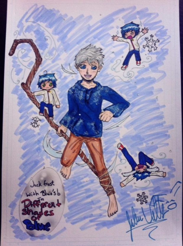 Jack Frost with the blues