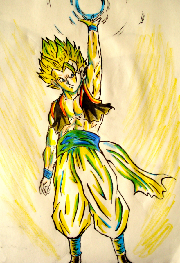 Gogeta SSJ1 sketch