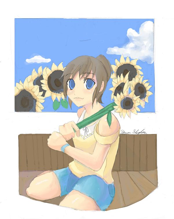 Summer Flower Girl