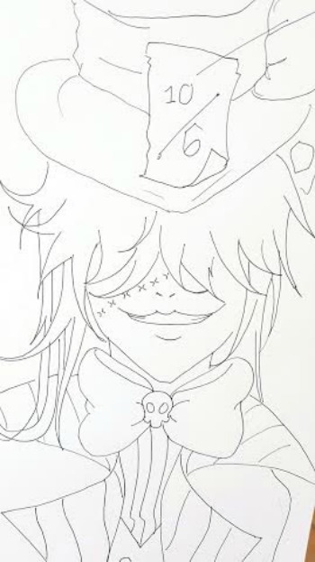 undertaker line art
