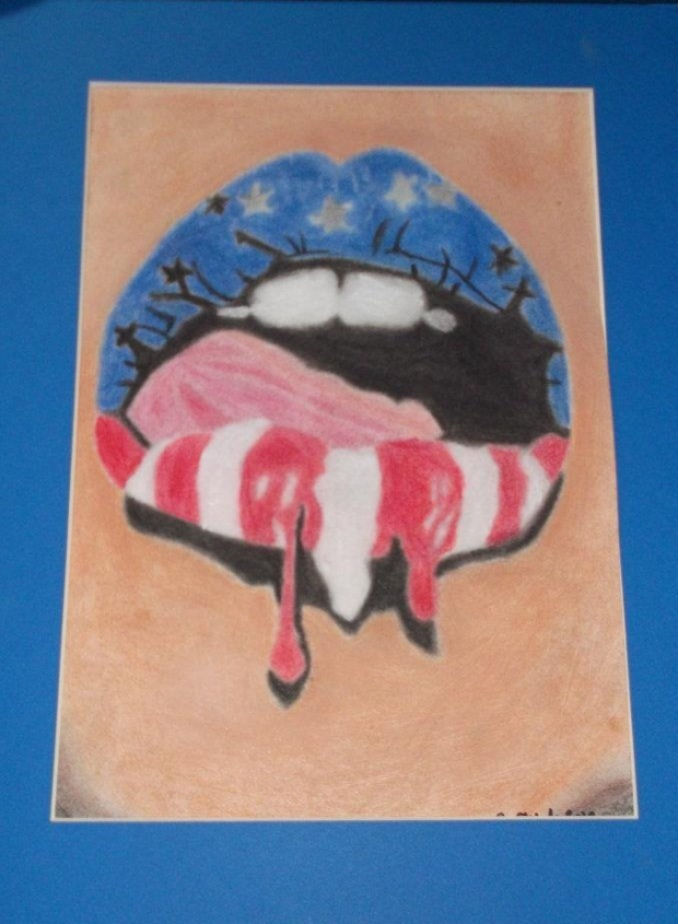 American Flag Lips