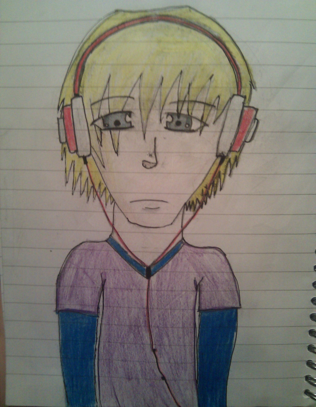 Boy with headphones