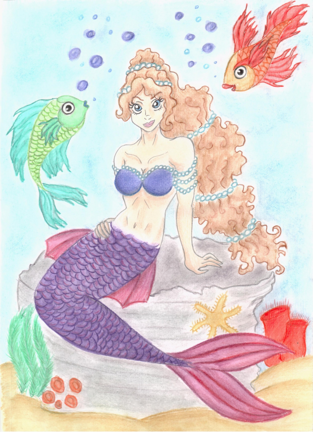Mermaid and Fishes