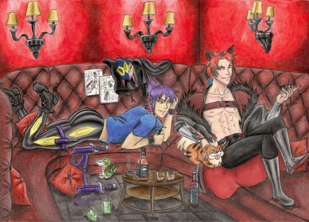 They ended up dancing naked in the streets