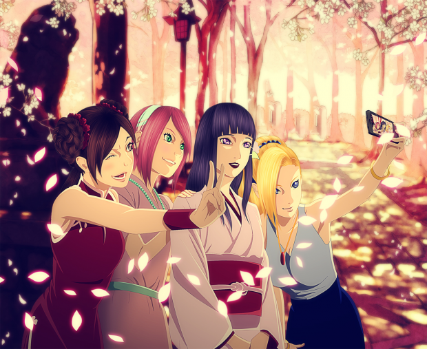 NaruHina Marriage : The girls