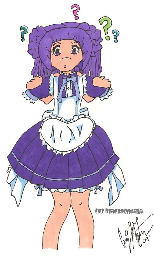 Sumomo's first day of work at the cafe