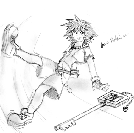 Kingdom Hearts - Sora Kickin Back!