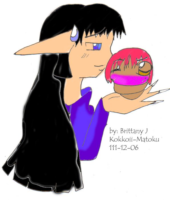 Chibi Cherry And Deep Blue