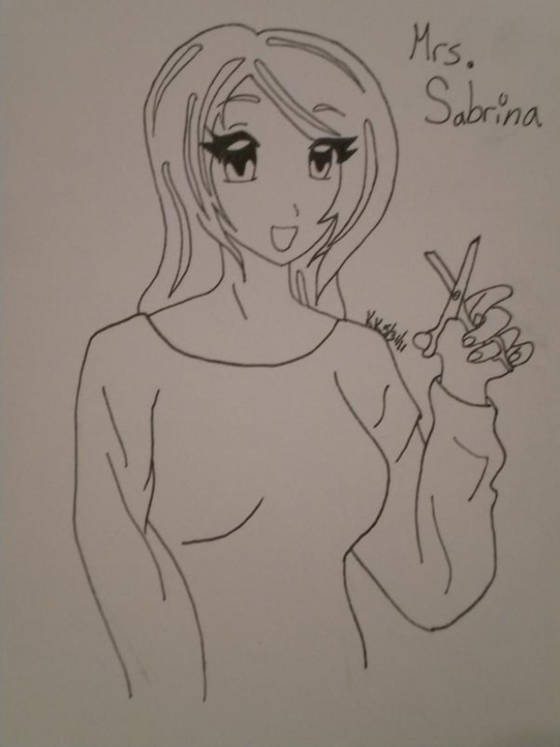 Lineart: Mrs. Sabrina requestie