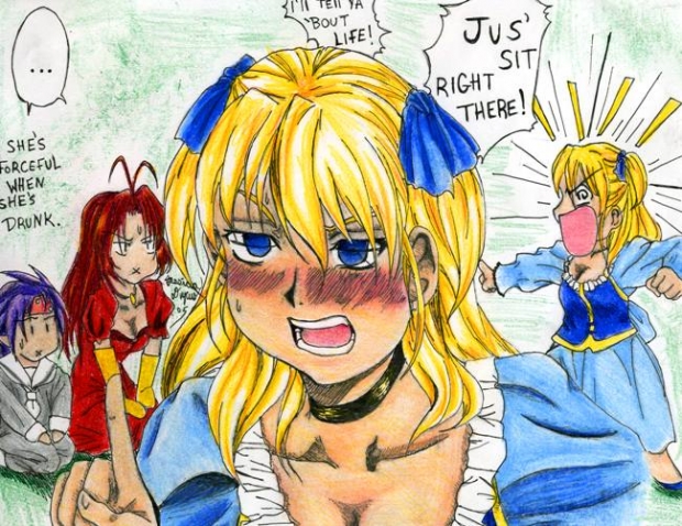 Rossette....drunk In The Manga Part