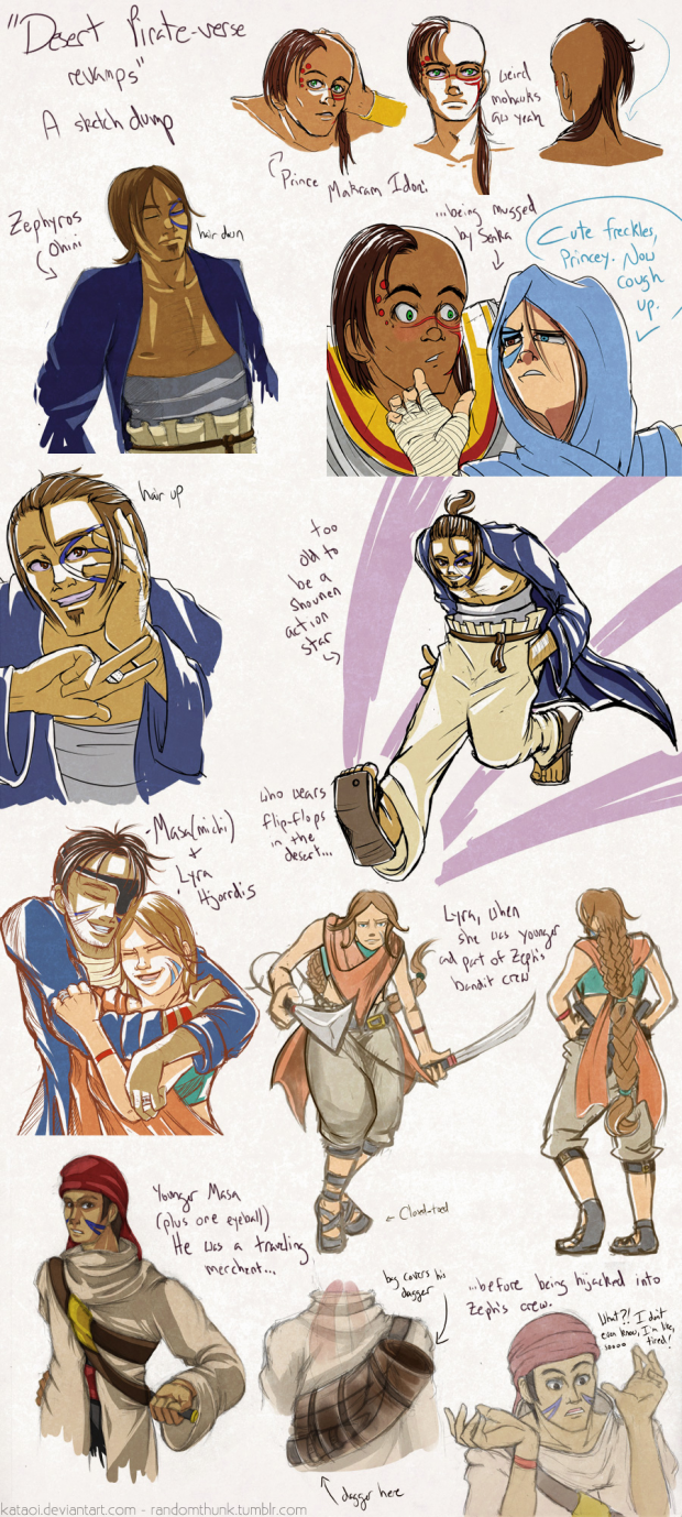 Desert Pirate Sketchdump